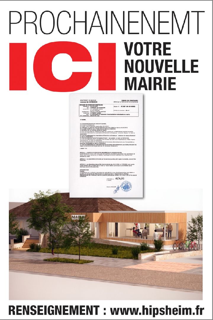 Projet nouvelle mairie panneau 1