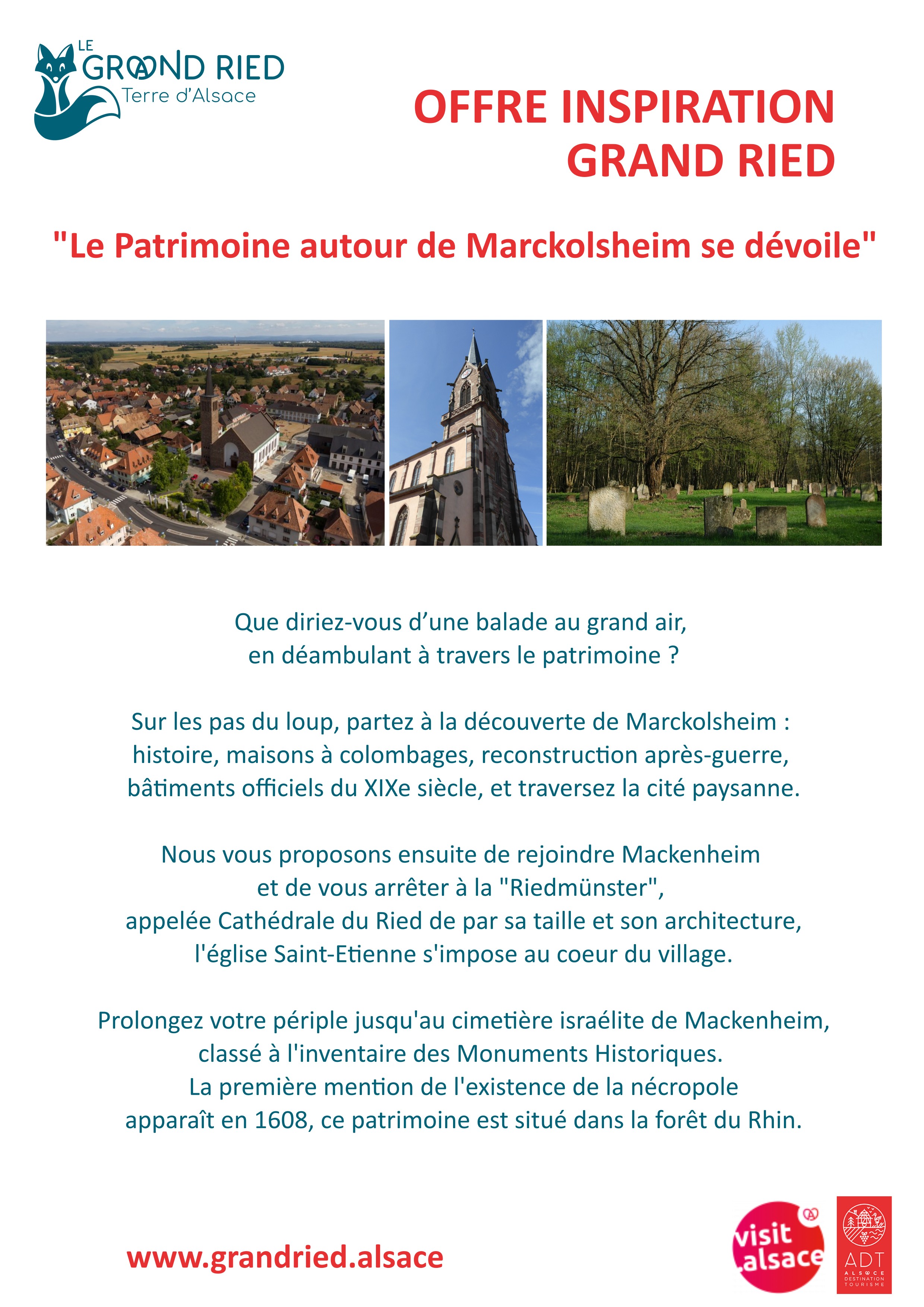 Affiche INSPIRATION Patrimoine autour de MARCKOLSHEIM