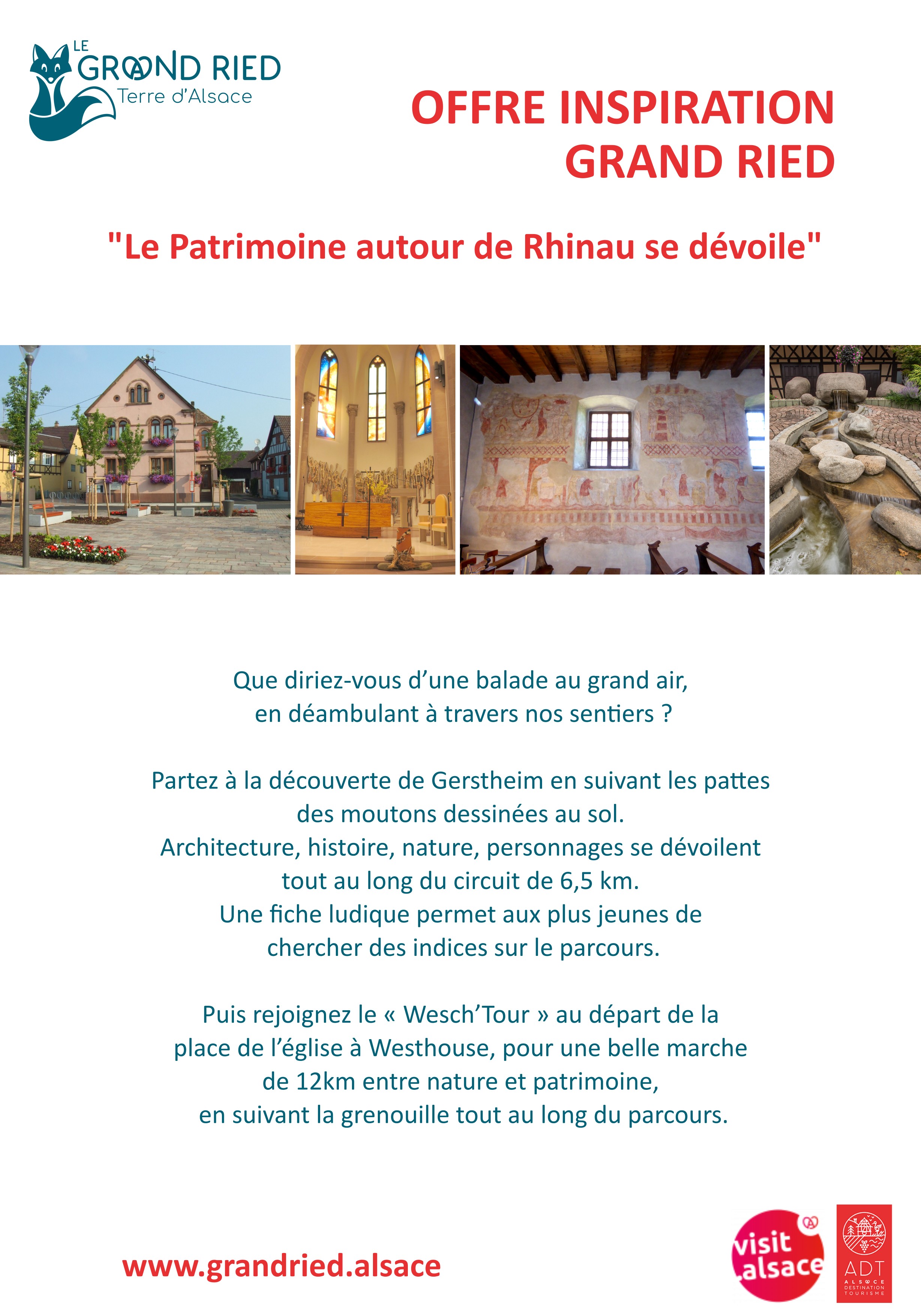 Affiche INSPIRATION Patrimoine autour de RHINAU